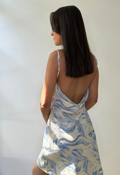 Aqua Marble Dress